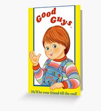 Child's Play - Good Guys - Chucky Greeting Card