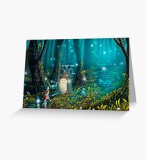 Totoro Forest Greeting Card
