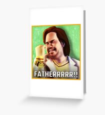 VATERRRRR !! - Douglas von IT Crowd Grußkarte