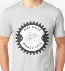 Camiseta unisex Bike More Worry Less Classic