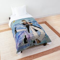 Corto Maltese with cats Comforter