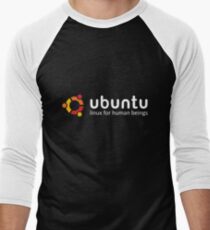 Linux Ubuntu Merchandise Men's Baseball ¾ T-Shirt