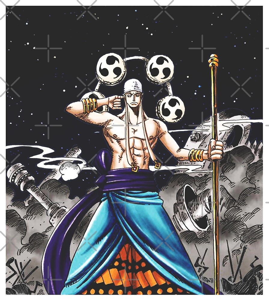 "An Unbothered Eneru One Piece" by Joejo19 Redbubble