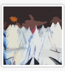 Radiohead Kid A Mountains Pixel Sticker