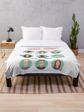 Brooklyn Neun-Neun-Kader Fleecedecke