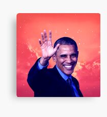 Obama - Malbuch Leinwanddruck