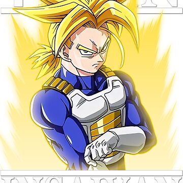 Train Insaiyan Future Trunks long hair Pin for Sale by Wicked