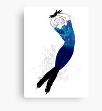 Galaktische Skater - Viktor Nikiforov Leinwanddruck