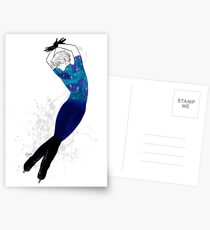 Galaktische Skater - Viktor Nikiforov Postkarten