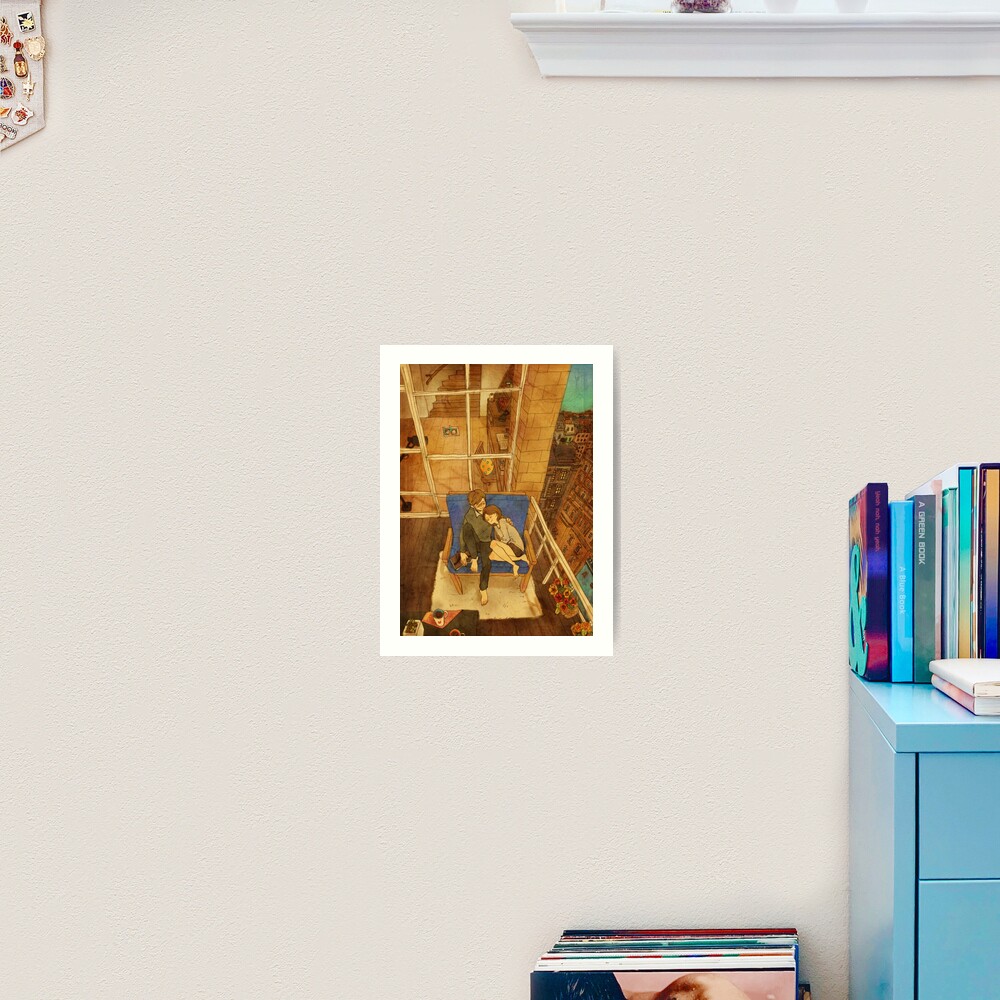 Cozy balcony Art Print