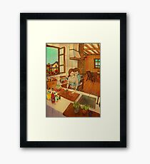 What's for lunch today? Framed Print