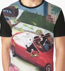 Drop Top wop Grafik T-Shirt