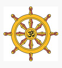 Wheel of Dharma Photographic Print