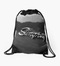 galuchat, noir et blanc Sac à cordon