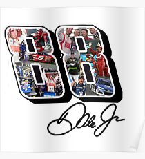 Dale Earnhardt Jr Tribute Design - #ThankYouDale (Assorted Products) Poster