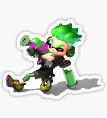 Splatoon 2 Green Inkling Sticker