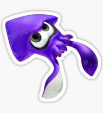 Splatoon 2 Blue Squid Inkling Sticker