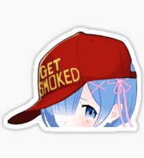"Get Smoked" Rem Sticker