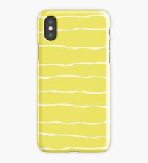 Abstract brush stroke pattern iPhone Case