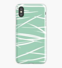 Abstract brush stroke pattern iPhone Case