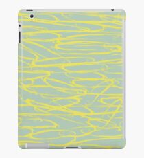 Abstract brush stroke pattern iPad Case/Skin