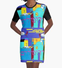 Jerusalem of Gold, Israel Graphic T-Shirt Dress