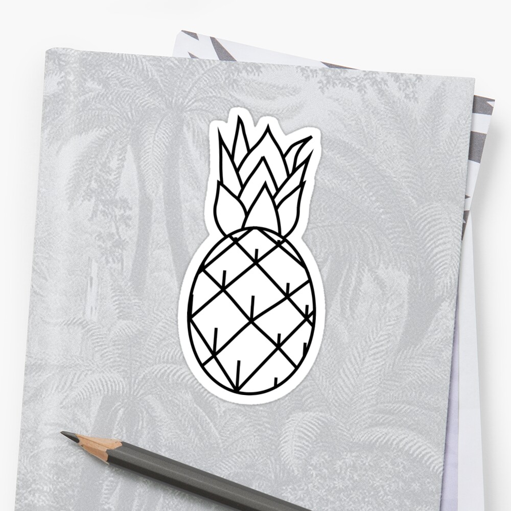 pina-is-pineapple-in-spanish-by-heliophilia-sticker-by-raveeto