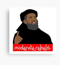 Obama ''moderate rebels'' shirt Canvas Print