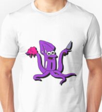 Knife Goes In, Guts Come Out Unisex T-Shirt