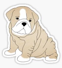 Bulldog Puppy Sticker