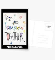 Get Your Chakras Together Postcards