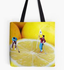 Golf Game On Lemons Tote Bag