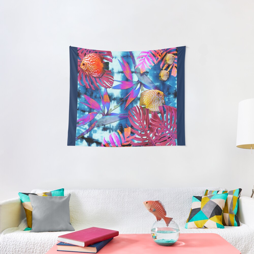 Oceanna Collage Tapestry