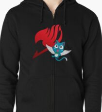 Fairy Tail Guildmark Happy Zipped Hoodie