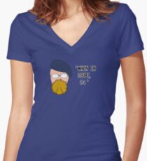 Camiseta entallada de cuello en V Mythbusters - The Hyneman