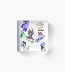doodle sheet Acrylic Block