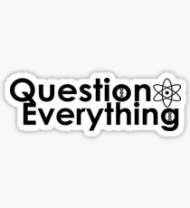 Question Everything Sticker
