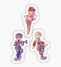 Micah, Gaius, and Barrett Stickers Sticker