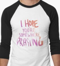 Kesha - Praying Men's Baseball ¾ T-Shirt