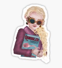 Luna Lovegood Sticker Sticker