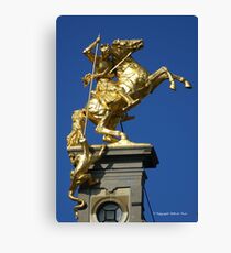 St George and the Dragon Canvas Print