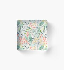 Botanical Garden Acrylic Block