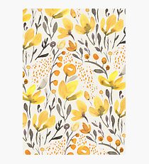 Yellow field Photographic Print
