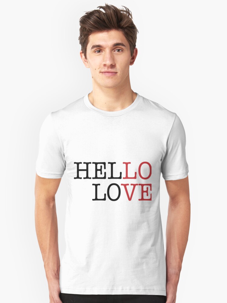 Hello love t clearance shirt