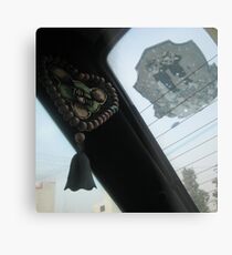 Taxi Cab Charm Metal Print