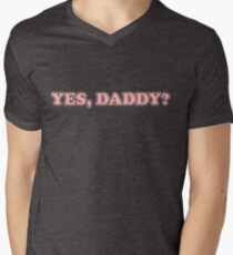 Yes, Daddy? Men's V-Neck T-Shirt