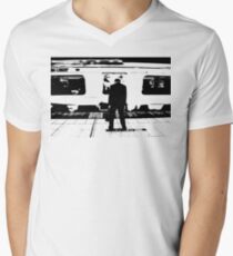 Subway Men's V-Neck T-Shirt