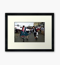 Dancers at Lyme Dorset UK Framed Print