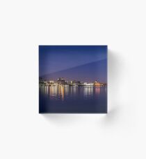 Night lights of Liverpool Acrylic Block