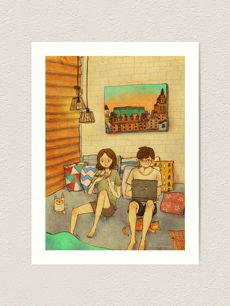 Alternate view of Laid-back afternoon Art Print